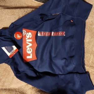 Levi's 7/8 navy pullover